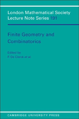 Finite Geometry and Combinatorics