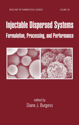 Injectable dispersed systems: formulation, processing, and performance  