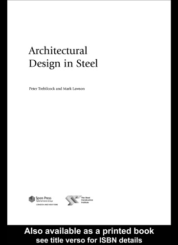 Architectural Design in Steel  