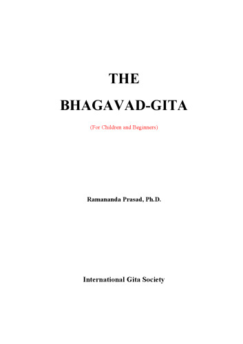 The Bhagavad-Gita For Children  