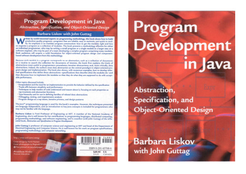 Program Development in Java: Abstraction, Specification, and Object-Oriented Design  