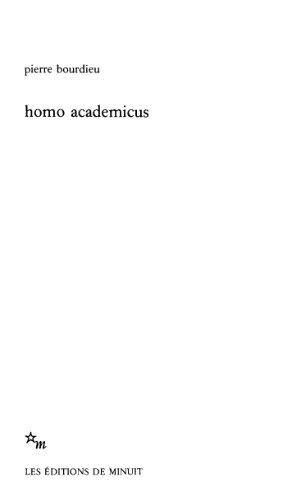 Homo academicus  