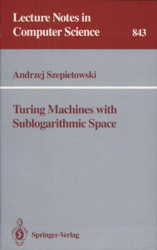 Turing Machines with Sublogarithmic Space