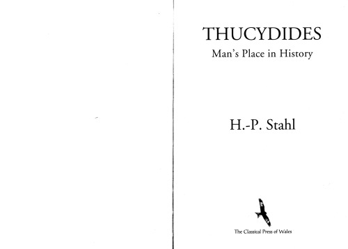 Thucydides: Man's Place in History