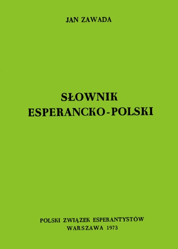 słownik esperancko-polski  