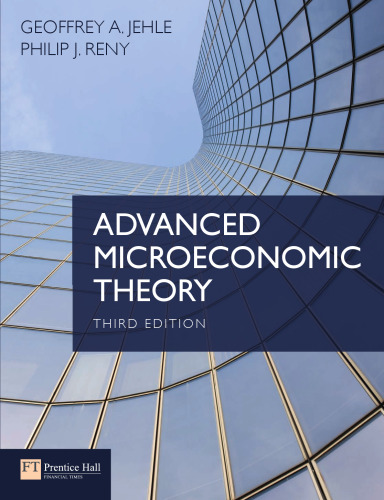 Advanced Microeconomic Theory, 3rd Edition  