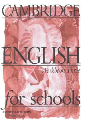 Cambridge English for schools, Book 3  