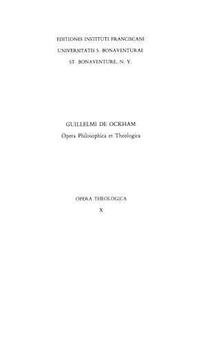 Opera Theologica Vol. 10