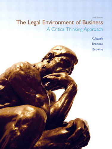 The Legal Environment of Business, 6th Edition