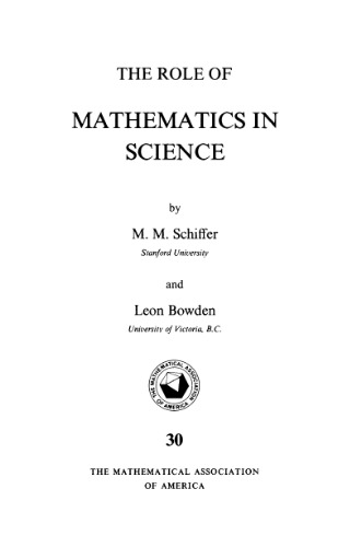 The role of mathematics in science