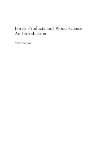 Forest Products and Wood Science  