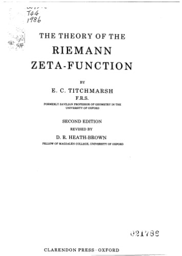 The theory of the Riemann zeta-function