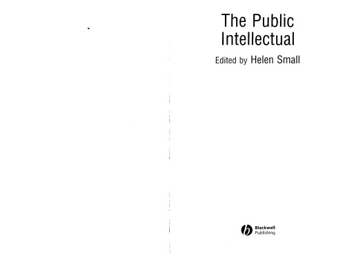 The Public Intellectual  