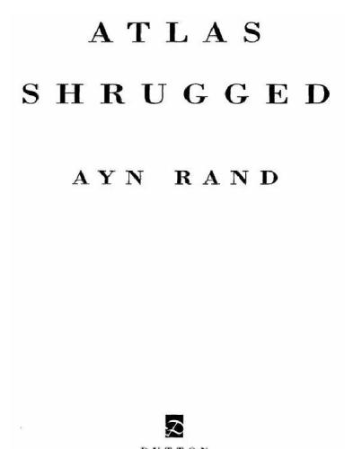 Atlas Shrugged  