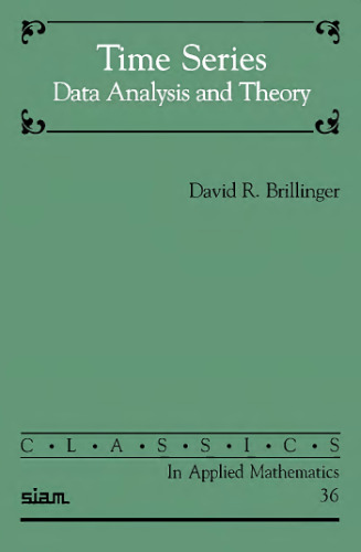 Time series: data analysis and theory