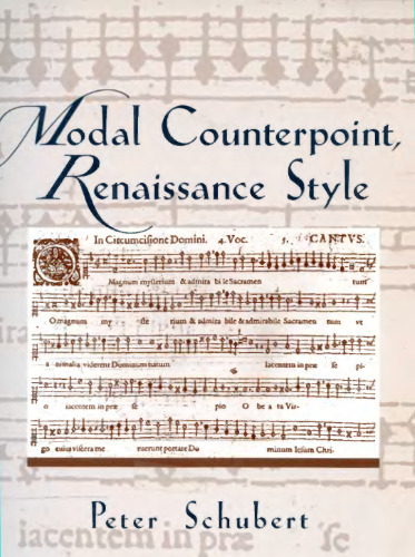 Modal Counterpoint, Renaissance Style  