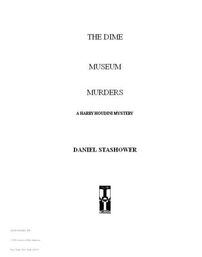 Harry Houdini Mysteries: The Dime Museum Murders  