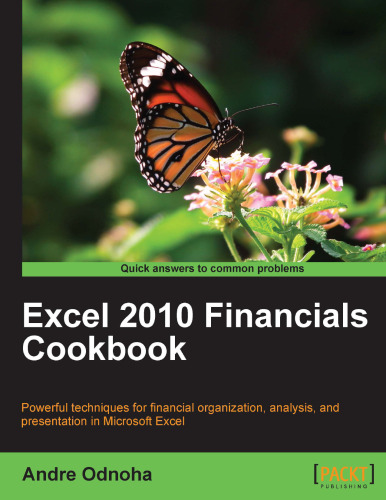 Excel 2010 Financials Cookbook