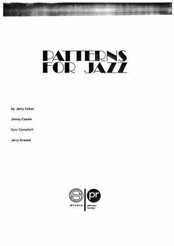 Patterns for Jazz  