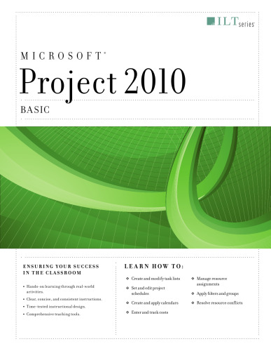 Project 2010: Basic, Student Manual  