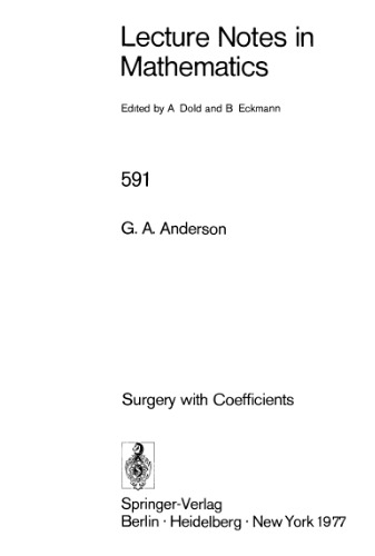 Surgery with Coefficients