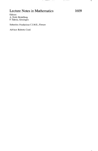 Dynamical systems: lectures given at the 2nd session of the Centro internazionale matematico estivo C.I.M.E., Montecatini Terme, Italy, 1994