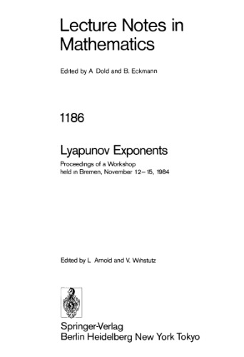 Lyapunov Exponents