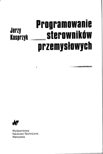 Programowanie sterownikow przemyslowych  