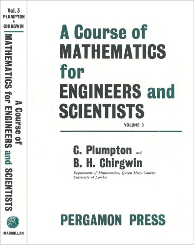 A Course of Mathematics for Engineers and Scientists. Volume 3: Theoretical Mechanics  