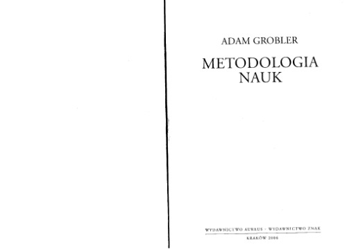 Metodologia nauk  