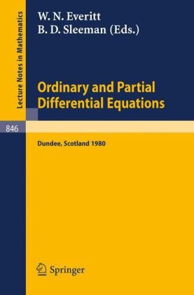 Ordinary and Partial Differential Equations