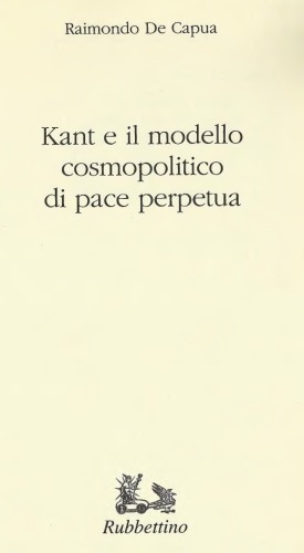 Kant e il modello cosmopolitico di pace perpetua