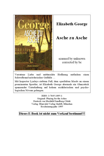 Asche zu Asche  