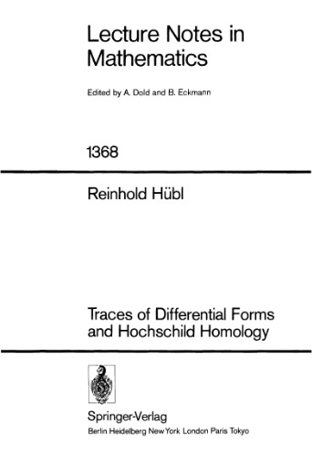 Traces of Differential Forms and Hochschild Homology