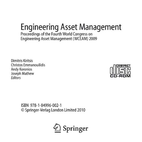 Engineering Asset Management  