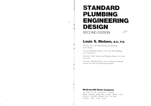 Standard plumbing engineering design  