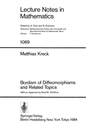 Bordism of Diffeomorphisms and Related Topics