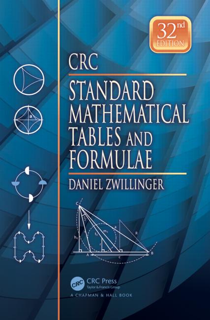 CRC standard mathematical tables and formulae