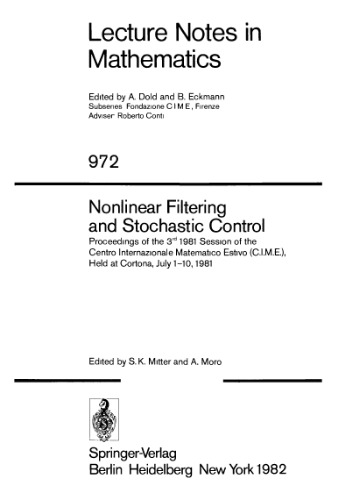 Nonlinear Filtering and Stochastic Control