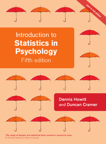 Introduction to Statistics in Psychology, 5th Edition  