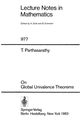 On Global Univalence Theorems