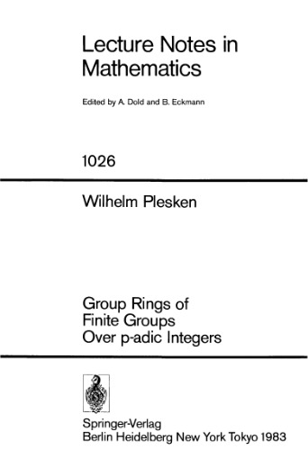 Group Rings of Finite Groups Over p-adic Integers