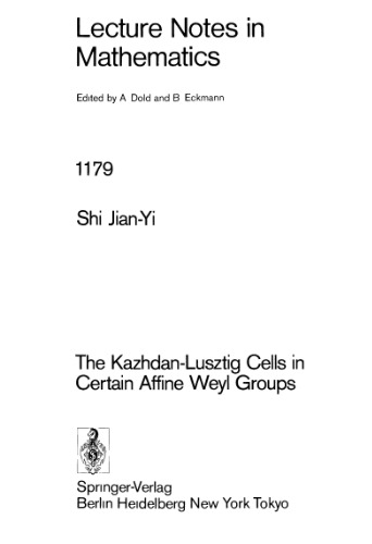 The Kazhdan-Lusztig Cells in Certain Affine Weyl Groups