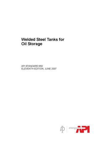 Welded Steel Tanks for Oil Storage  