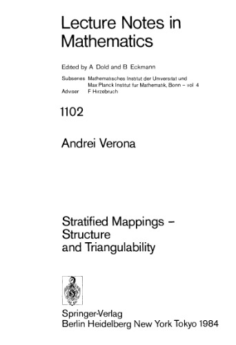 Stratified Mappings - Structure and Triangulability