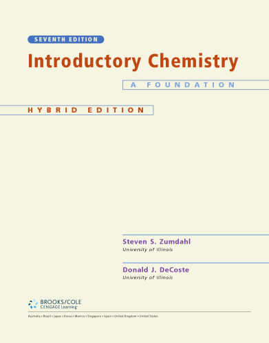 Introductory Chemistry: A Foundation: Seventh Hybrid Edition  