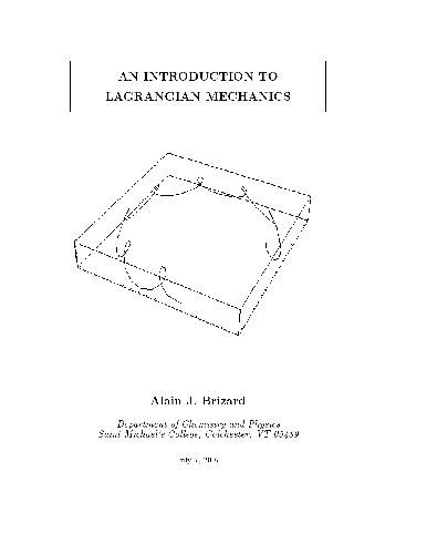 An Introduction to Lagrangian Mechanics