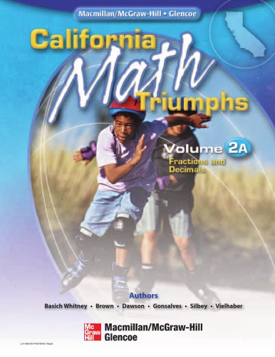 California Math Triumphs VOL 2A FRACTIONS (CALIFORNIA MATH TRIUMPHS VOL 2A)  