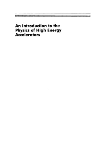 An introduction to the physics of high energy accelerators