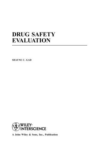 Drug safety evaluation